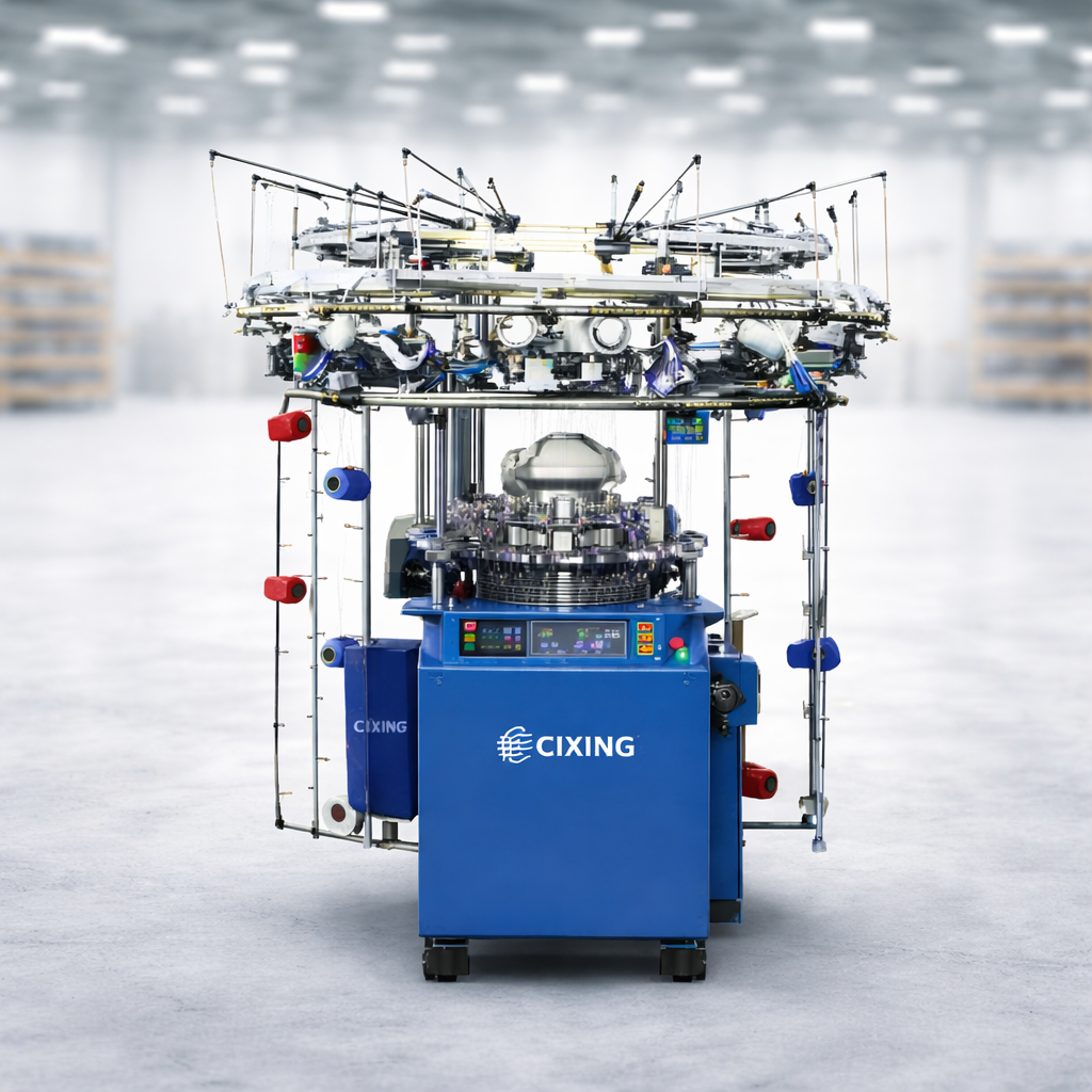 Tejedoras circulares industriales para producción textil