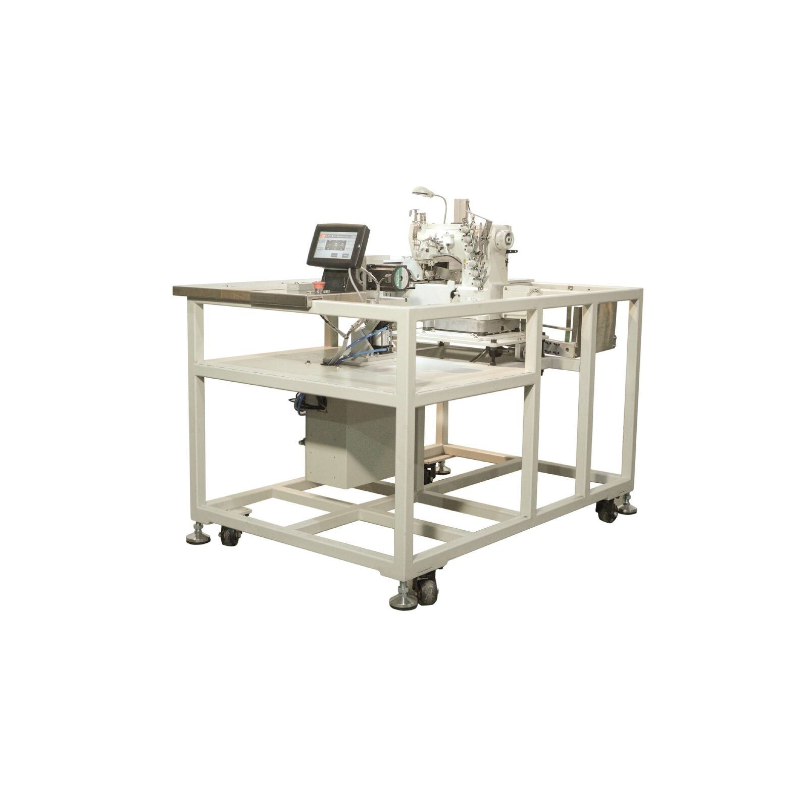 Máquina dobladilladora de bolsillos automática industrial | Galga Colombia
